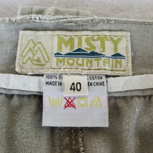 VTG Men's Khaki Hiking Shorts, Misty Mountain (40) - Picture 9 of 13